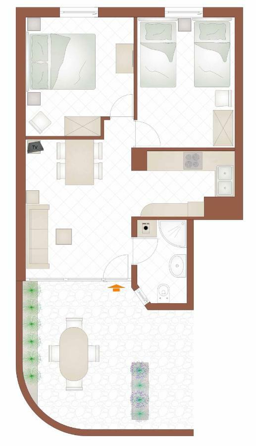 2-Bedroom Apartment 300M From Beach In Punat Exterior photo